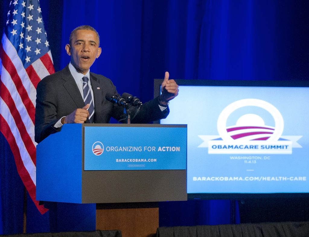 Obama Attends OFA Obamacare Summit