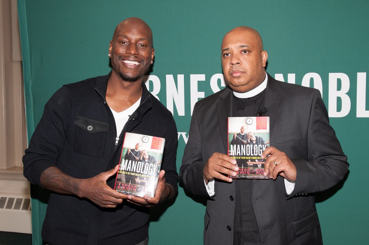 Rev Run And Tyrese Gibson Sign Copies Of Their Book 'Manology: Secrets of a Man's Mind Revealed'