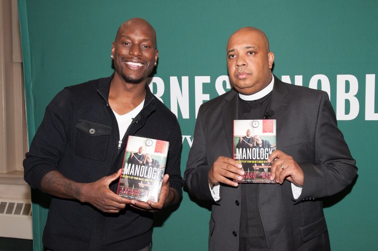 Rev Run And Tyrese Gibson Sign Copies Of Their Book 'Manology: Secrets of a Man's Mind Revealed'