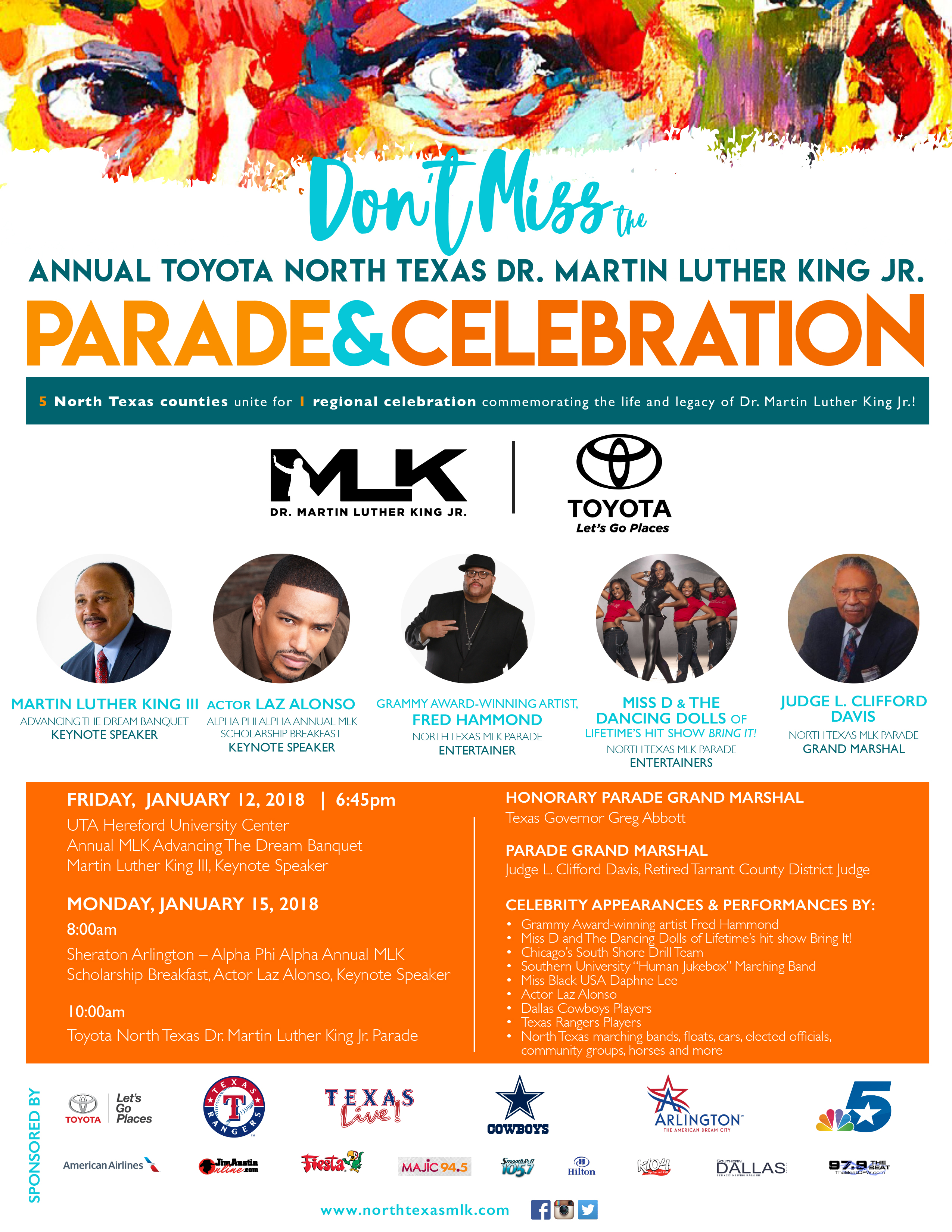 Annual Toyota North Texas Dr. Martin Luther King Jr Parade & Celebration