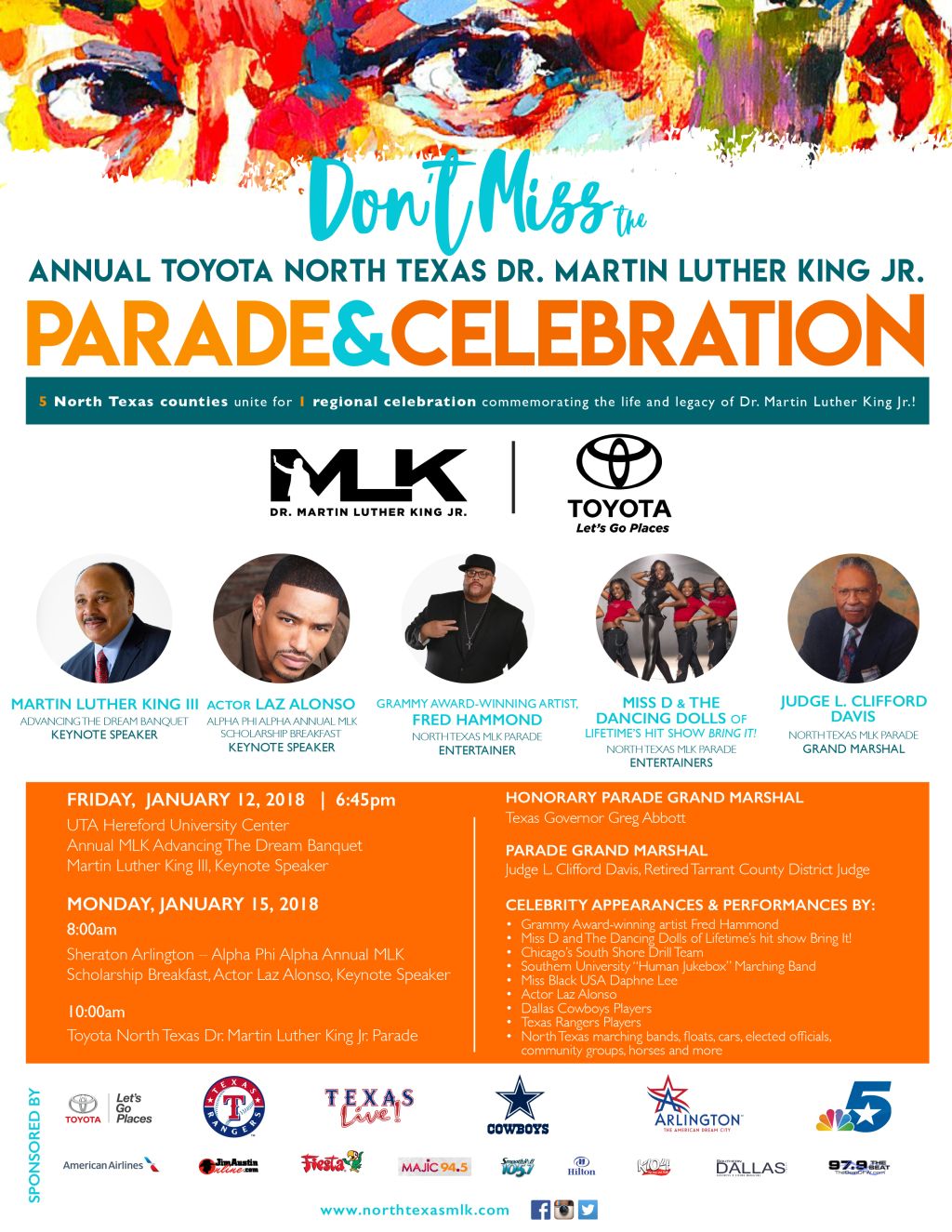Annual Toyota North Texas Dr. Martin Luther King Jr Parade & Celebration