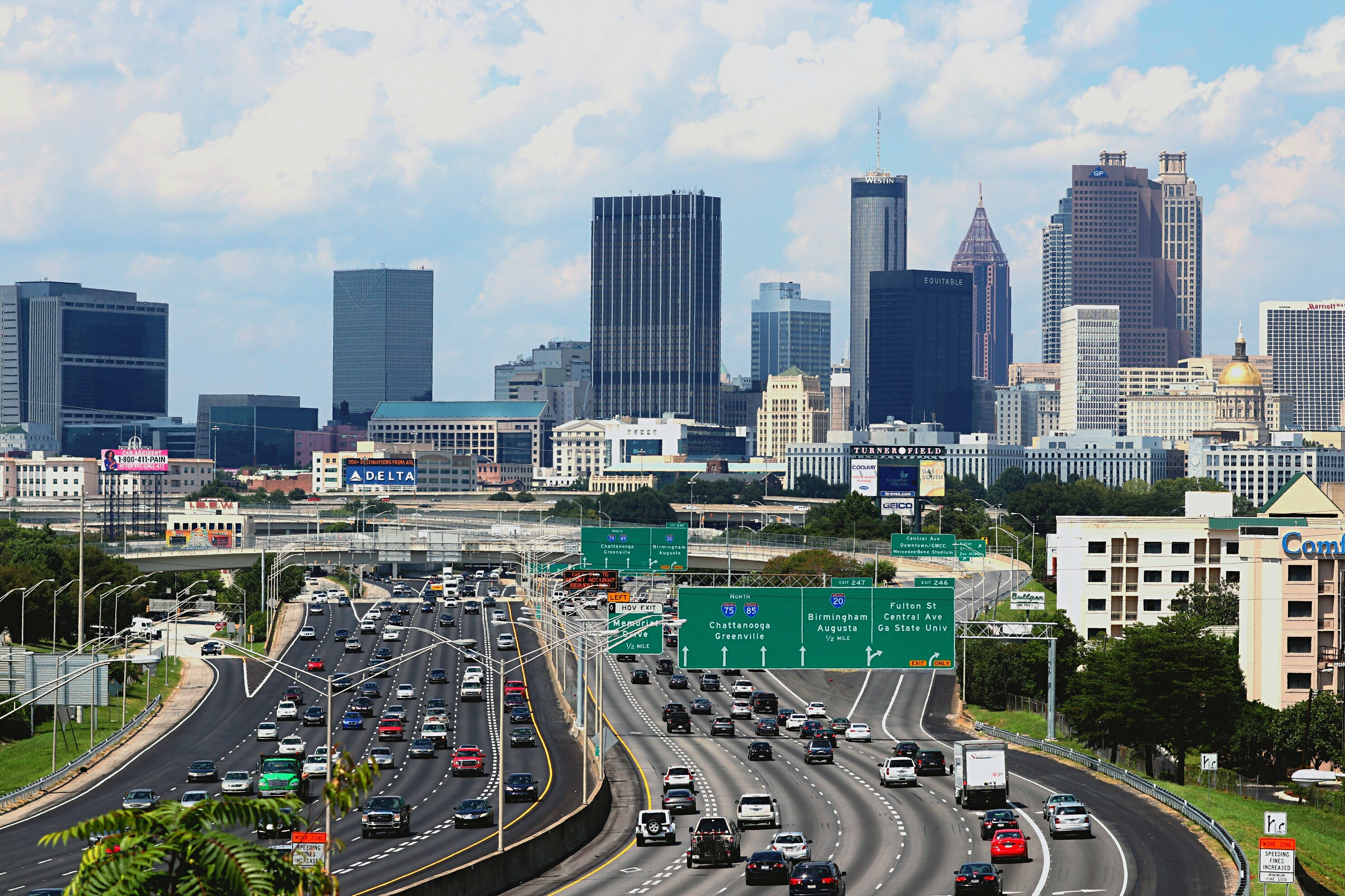 High Angle View Of Cityscape Against Sky