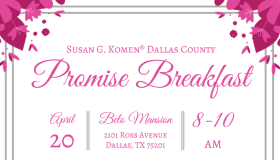 Susan G Komen Promise Breakfast