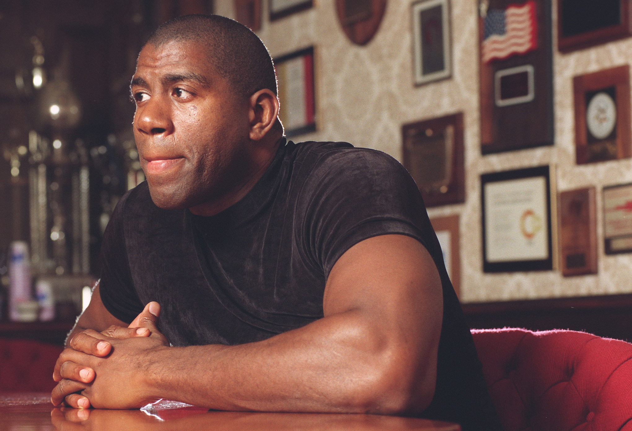 SP.Magic#1.1022.GFFive years ago, Magic Johnson announced to the world that he is HIV positive.