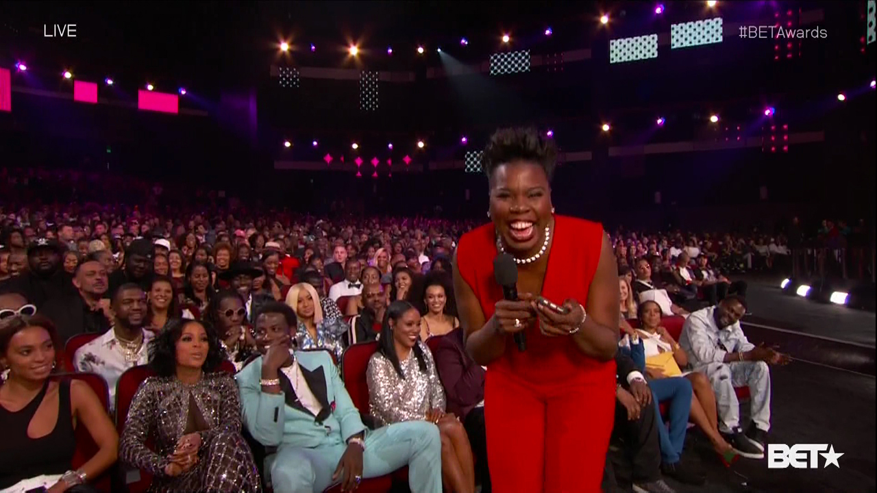 The 2017 BET Awards hosted by Leslie Jones as seen on BET.