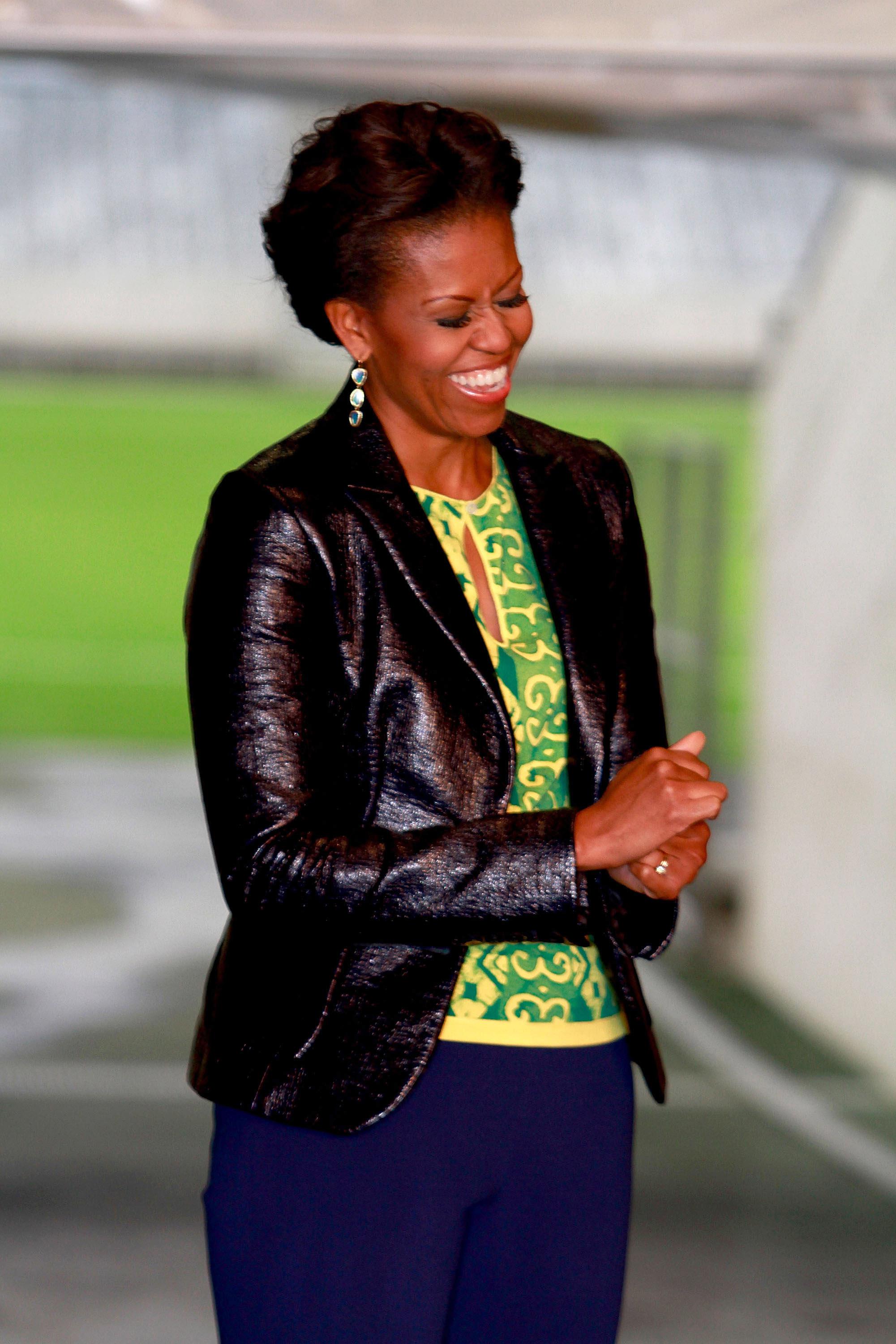 Michelle Obama Visits Cape Town