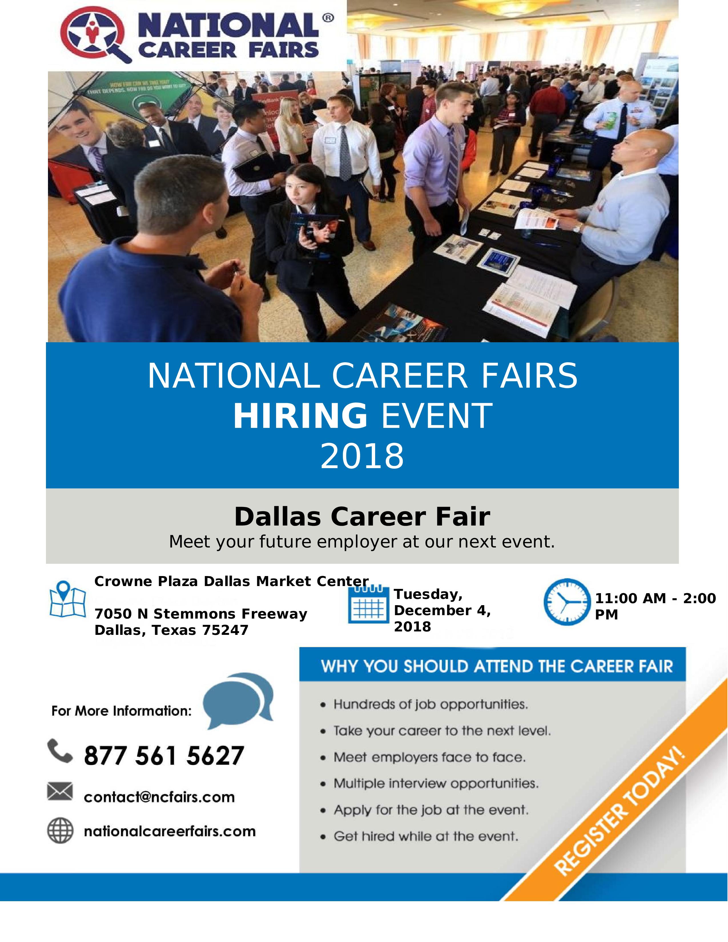 Looking For A Job? There’s A Dallas Career Fair On Dec 4th