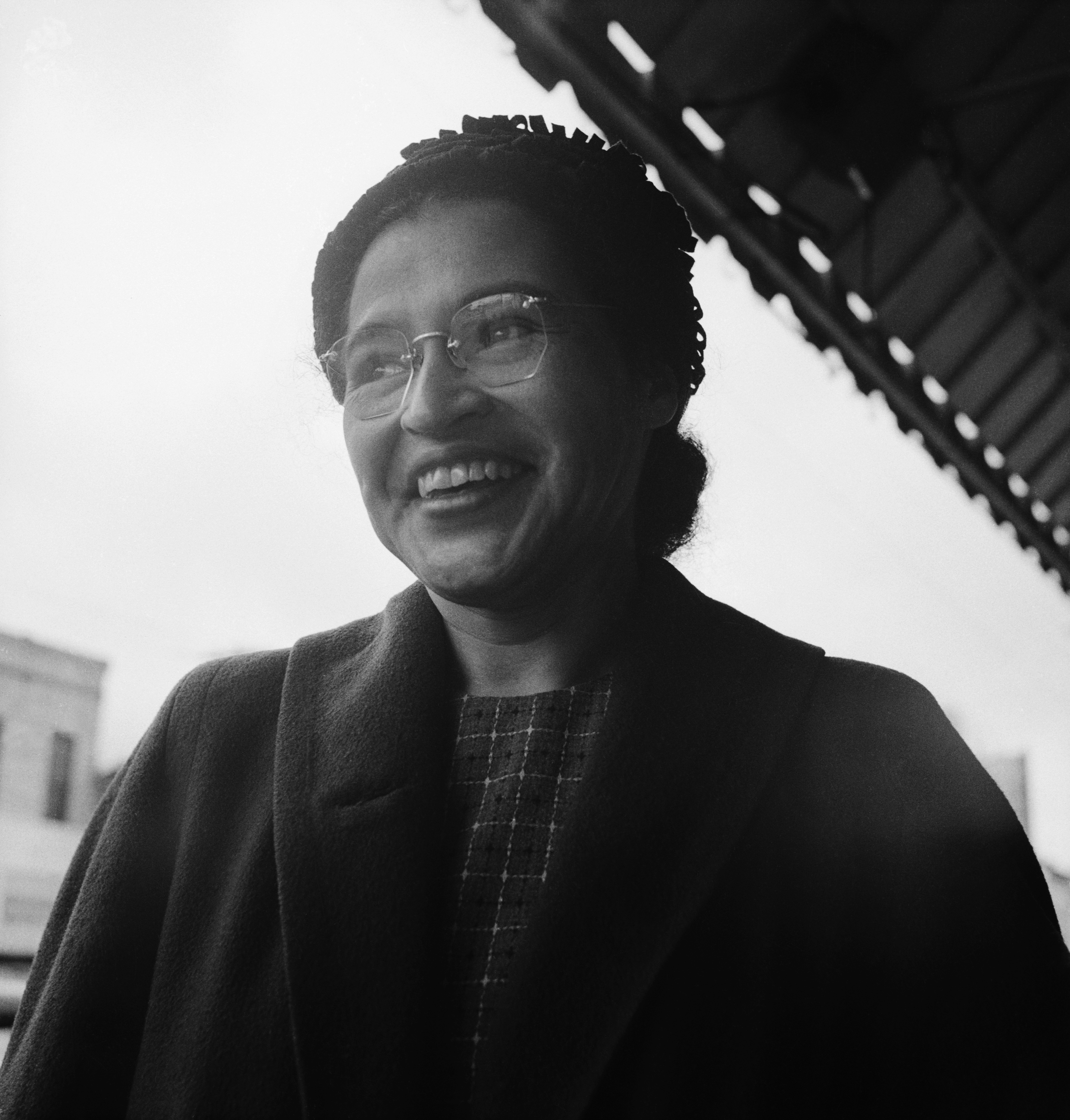 Civil Rights Leader Rosa Parks Smiling