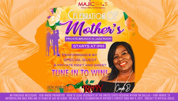 Majic 94.5 Celebration of Mother's_RD Dallas KZMJ_April 2019