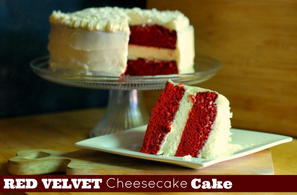 Red Velvet Cheesecake Cake