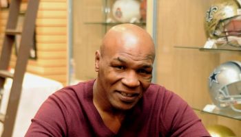 Tyson Signs Autographs In Las Vegas