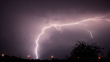 Lightning strikes at Leigh-on-Sea