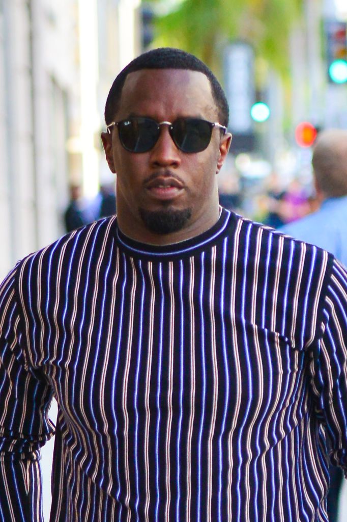 Sean Combs out shopping at the Gucci Store