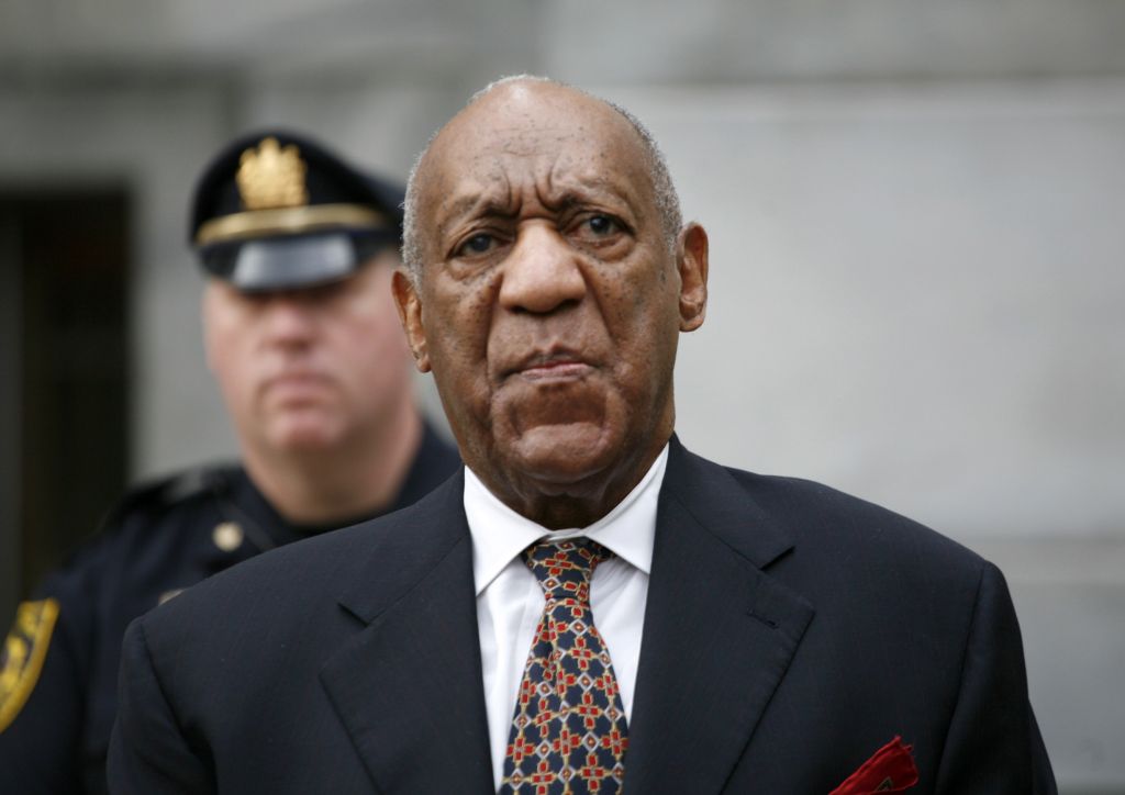 Bill Cosby arriving at the Montgomery County courthouse