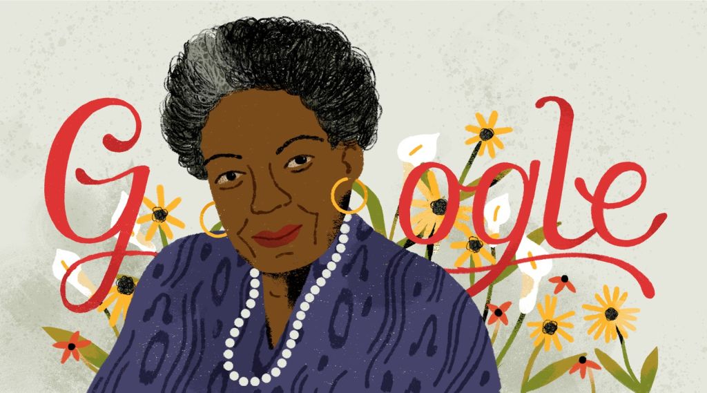 Maya Angelou Google Doodle