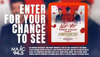 Champagne and Roses Tour: Ne-Yo, Robin Thicke, Mario Contest Graphics | iOne Local | 2023-06-15
