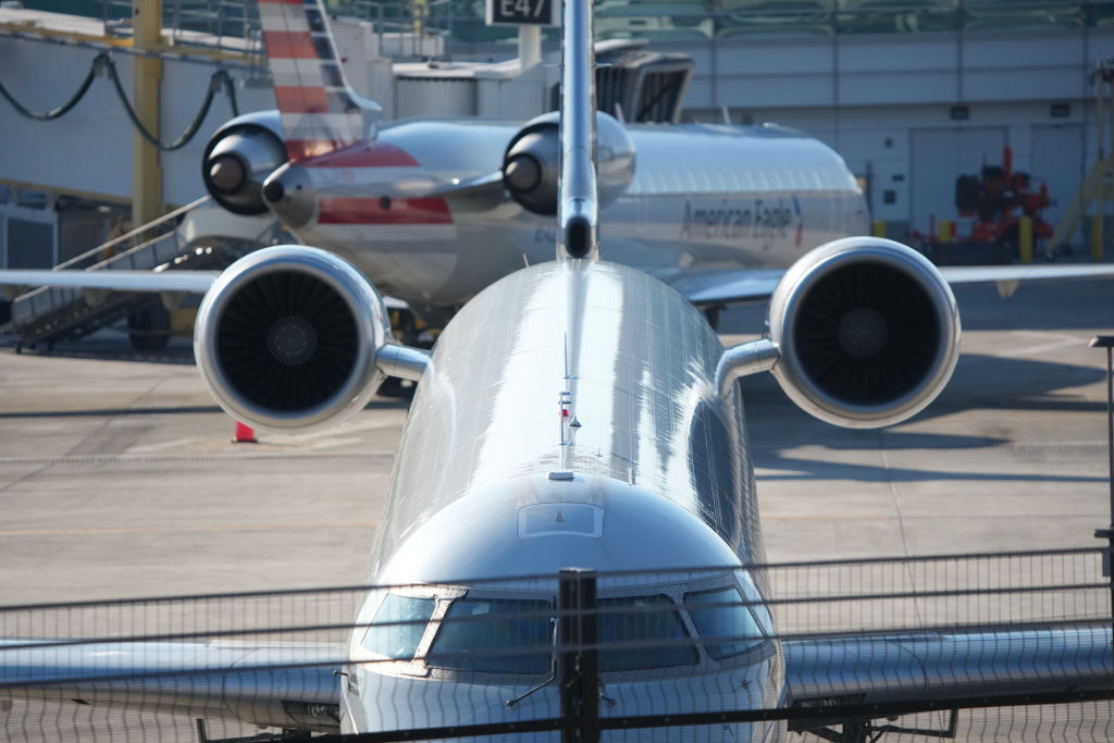 American Airlines Plane And Black Hawk Helicopter Crash Near Reagan National Airport