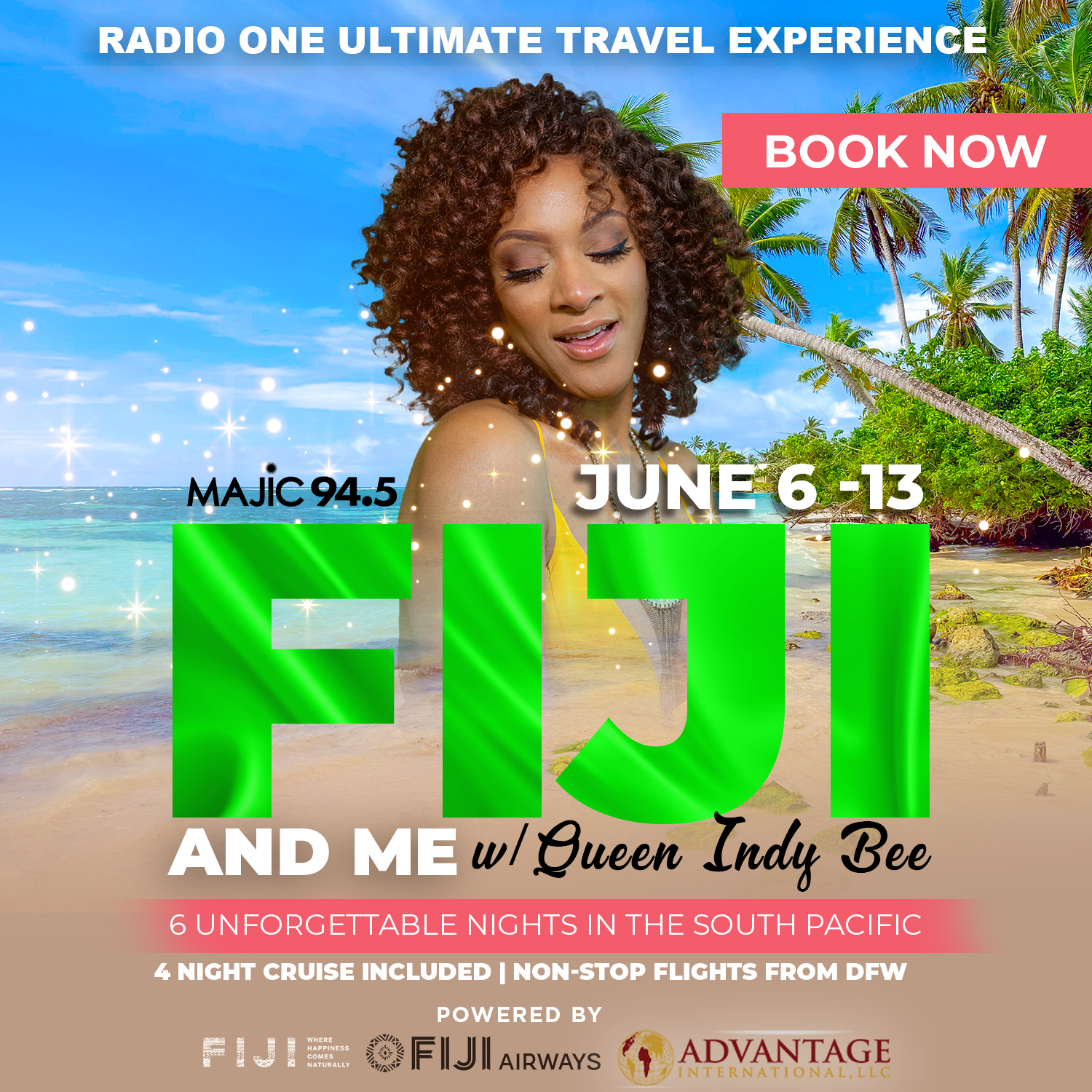 Fiji and me with Queen Indy Bee