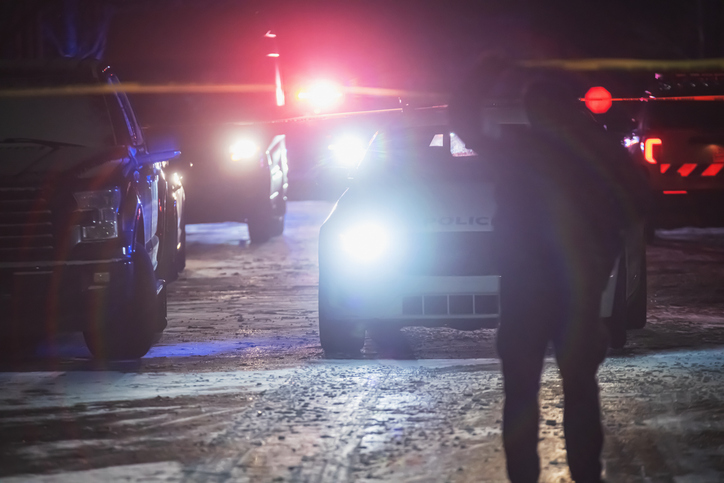 Police at Crime Scene