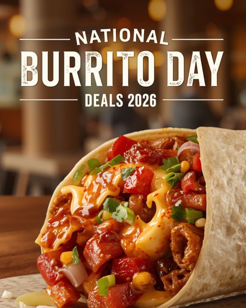 National burrito Day Deals 2026