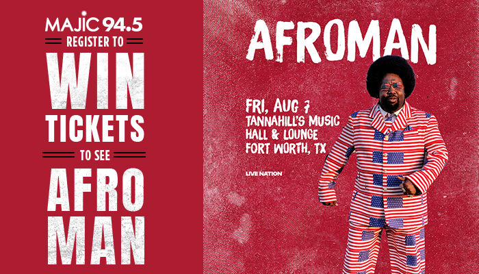 Win Tickets to see Afroman!