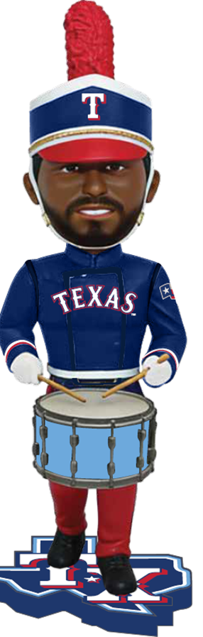 Texas rangers HBCU Bobble head